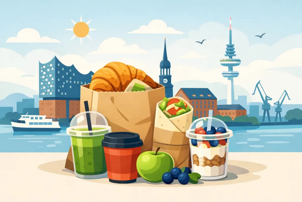 Frühstück zum Mitnehmen in Hamburg