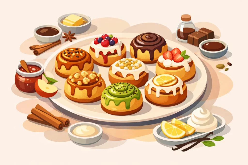 8 kreative Zimtschnecken-Variationen