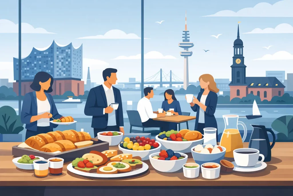 Bürofrühstück bestellen in Hamburg