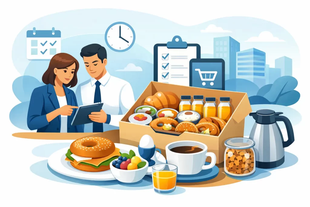 Leitfaden für Firmenfrühstück-Bestellung
