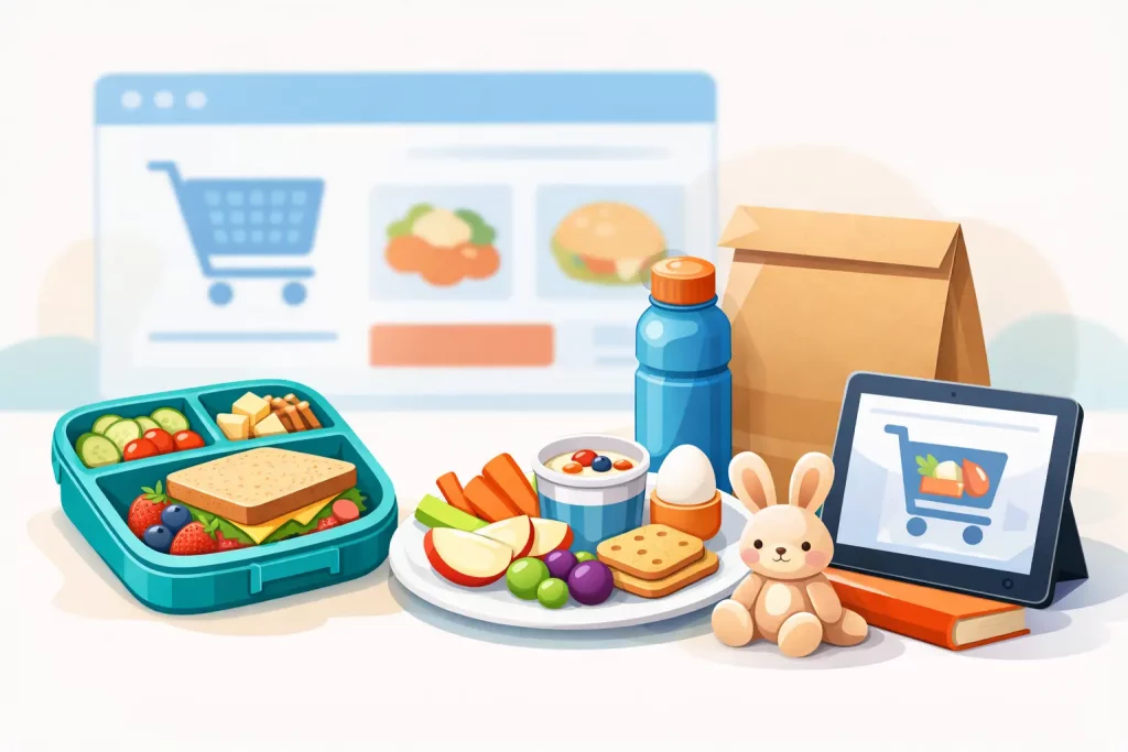 Beispiel für Kindergartenfrühstück bestellen
