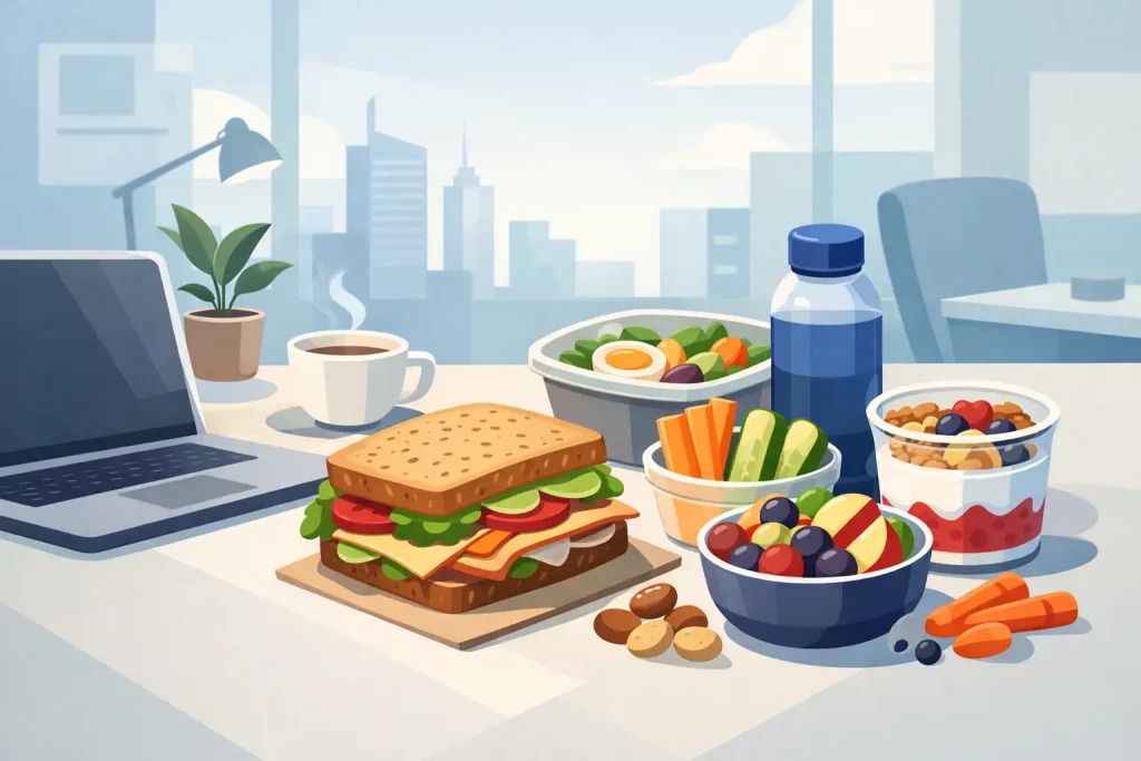 Die besten Mittagspausen-Snacks im Büro